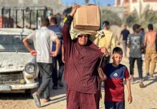 توزيع المساعدات في غزة