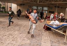 شهداء إثر قصف عنيف استهدف منطقة المستشفى الأوروبي في خانيونس