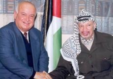 زكريا الأغا وياسر عرفات