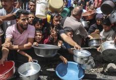 المجاعة في غزة - تعبيرية