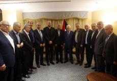 لقاء الرئيس عباس مع الفصائل الفلسطينية في لبنان