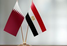أعلام مصر وقطر