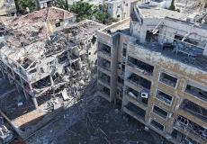 آثار القصف الإيراني على إسرائيل