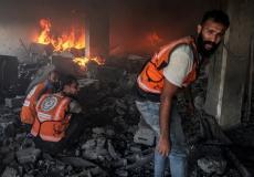 الدفاع المدني في غزة - توضيحية