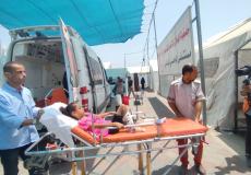 الهلال الأحمر يستضيف 176 مريضا ومرافقا ويشارك في إجلائهم إلى الأردن