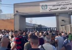 الازمة على جسر الملك حسين