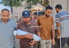 استشهاد الرضيع محمد إبراهيم عدس نتيجة سوء التغذية ونقص حليب الأطفال والمجاعة في غزة.