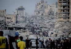 الدمار في غزة - تعبيرية