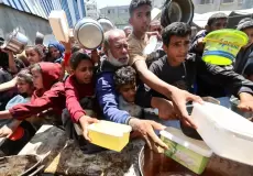 المجاعة في غزة - تعبيرية