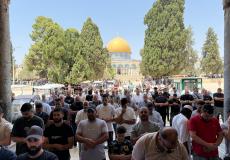 صلاة الجمعة في المسجد الأقصى