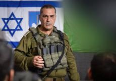 إيال زامير خلال الجولة الميدانية في غزة