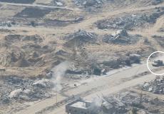 من موقع الحادث في خانيونس