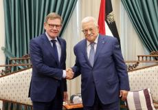 الرئيس عباس ووزير الخارجية الألماني