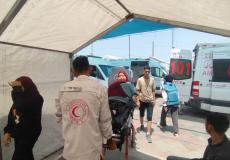 الهلال الأحمر في غزة - توضيحية