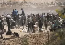 توزيع المساعدات في مؤسسة غزة الإنسانية
