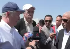 الوفد الأمريكي في معبر رفح