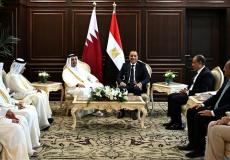 رئيس الوزراء المصري ونظيره القطري