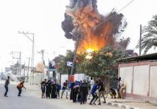 القصف على غزة - تعبيرية