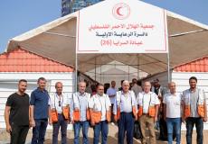 الهلال الأحمر يفتتح عيادة السرايا للرعاية الأولية في غزة