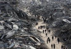 آثار العدوان على قطاع غزة