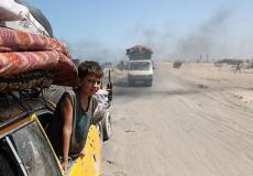 نزوح المواطنين من مدينة غزة