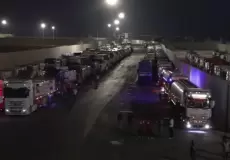 قافلة مساعدات إنسانية مصرية لأهالي قطاع غزة