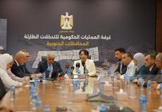 مؤتمر صحفي عقدته وزارة التربية (وكالة وفا)