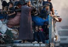 نزوح المواطنين في غزة - توضيحية