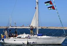 إحدى سفن كسر الحصار عن غزة