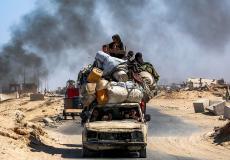 إخلاء سكان غزة خلال العدوان الإسرائيلي على القطاع