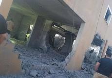 تفجير منزل الشهيدين أحمد ومحمد دراغمة بطوباس (مواقع التواصل)