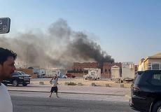 مكان اجتماع قيادة حماس في الدوحة الذي هاجمته إسرائيل، أمس (Getty Images)