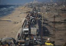 نزوح المواطنين في غزة - توضيحية