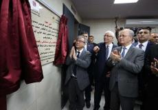 محمد مصطفى خلال افتتاح وحدة القلب وقسم الرنين المغناطيسي