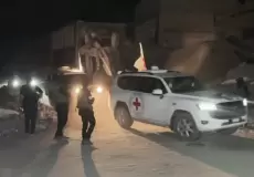 مركبات الصليب الأحمر في قطاع غزة