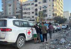 الصليب الأحمر في غزة