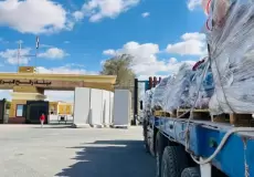 مساعدات مصرية لقطاع غزة