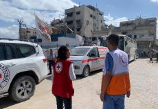 الصليب الأحمر يسلّم شحنة طبية جديدة لمستشفيات ومرافق طبية بغزة