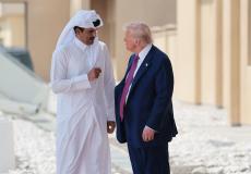 ترامب وأمير قطر