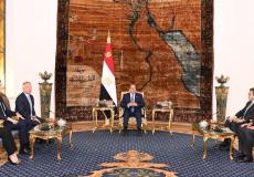 لقاء الرئيس المصري مع كوشنر وويتكوف