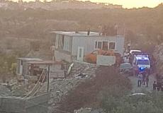 من مكان الغارة