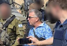 ويتكوف وقائد القيادة المركزية الأمريكية وزامير خلال جولة داخل قطاع غزة