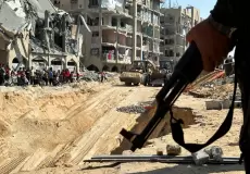 عمليات البحث عن الجثامين في غزة