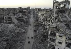 الدمار في غزة - تعبيرية