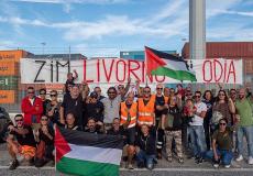 عمال ميناء إيطالي يجبرون سفينة إسرائيلية على المغادرة دون تحميل