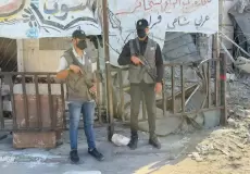 عناصر الأمن الداخلي في غزة