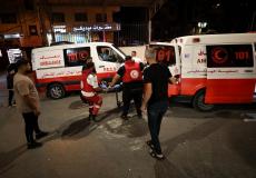 إسعاف فلسطيني بالضفة