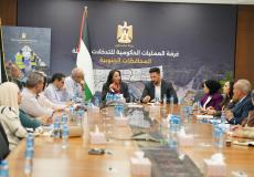 غرفة العمليات الحكومية خلال الاجتماع