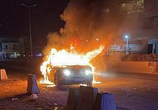 قصف مركبة في لبنان - أرشيف