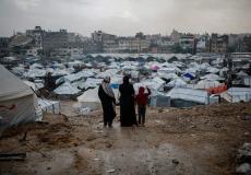 خيام النازحين في قطاع غزة